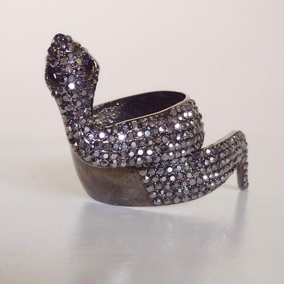 Bracelet Snake Shaped, Grey black snake bracket, Party Bracelet - Picture 1 of 8